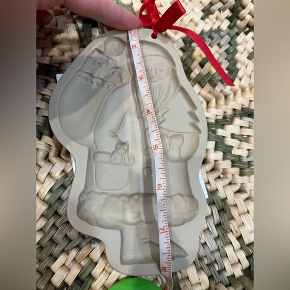 Brown bag cookie art vintage Santa cookie mold 1983. Detailed - Picture 1 of 4